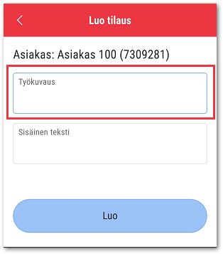 Mobiili työkuvaus