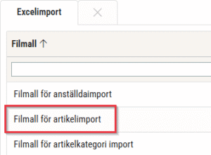 Excel första
