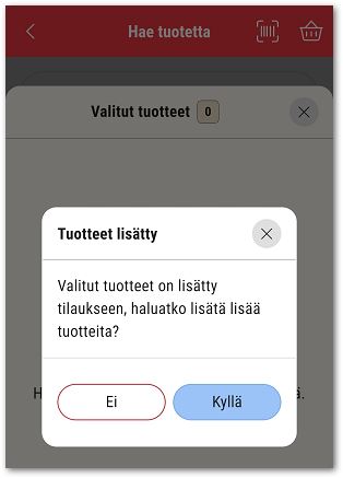Mobiili tuotehaku