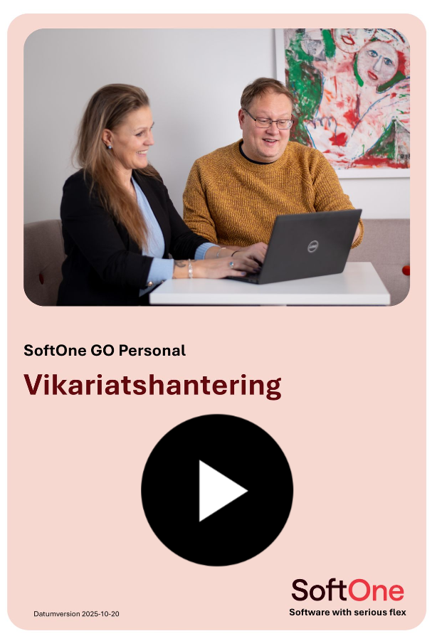 Supademo: Vikariatshantering