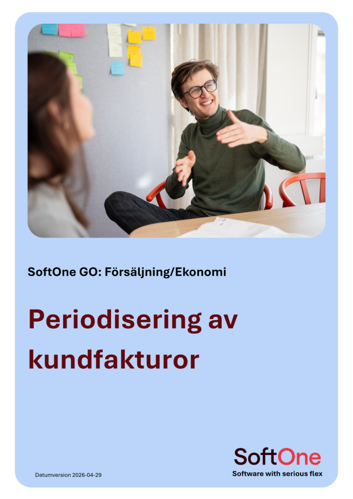 Periodisering av kundfakturor
