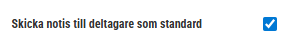 Skicka notis