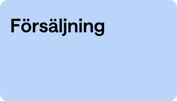 Försäljning ubg