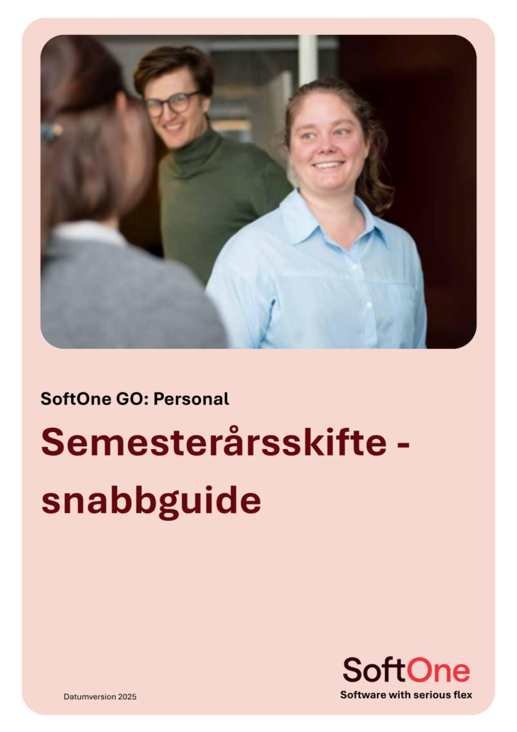 Semesterårsskifte snabbguide