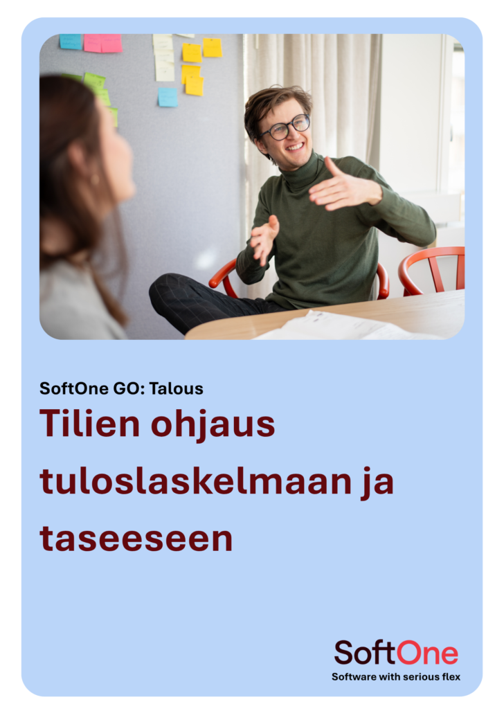 Akatemia Tilien ohjaus tuloslaskelmaan ja taseeseen