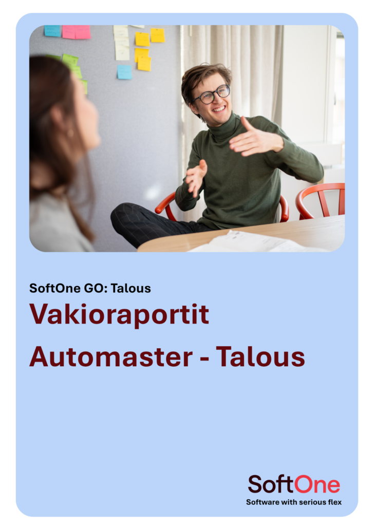 Akatemia Vakioraportit Automaster Talous